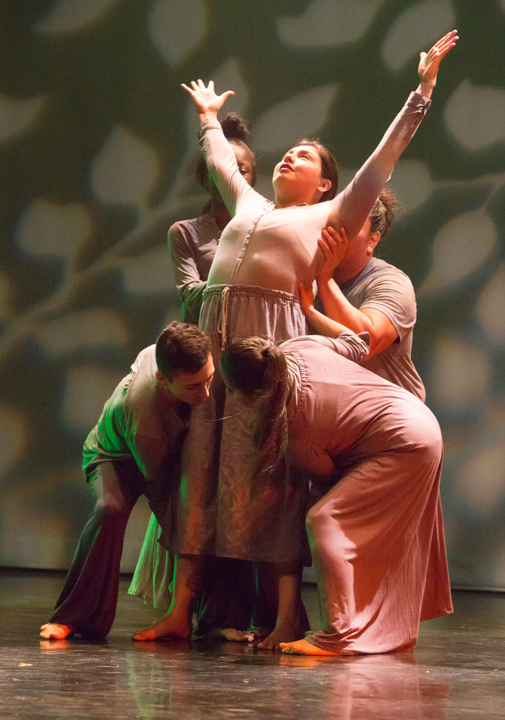 Students perform in a dance recital at Pasadena City College.