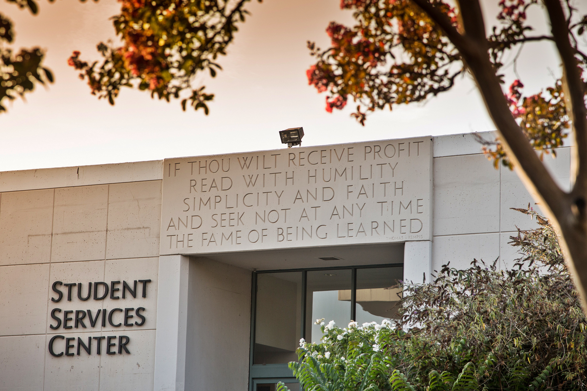 The student services building at Pasadena City College.