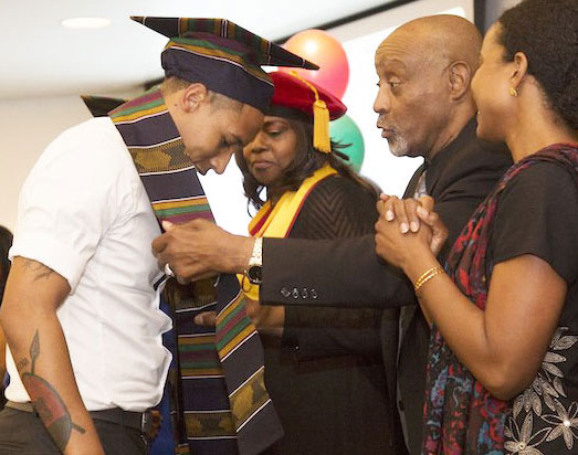 Ujima student participates in Black Graduation