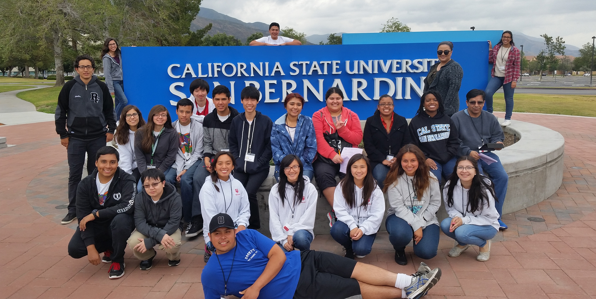 Students from UBMS visit Cal State San Bernardino.