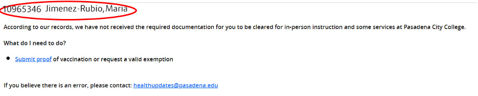Lancer ID and full name appear with no accompanying Campus Access badge image