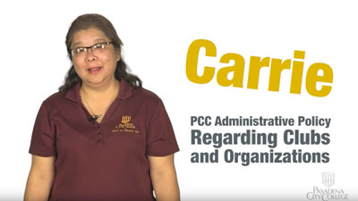 PCC Administrative Policy regarding clubs and organizations video