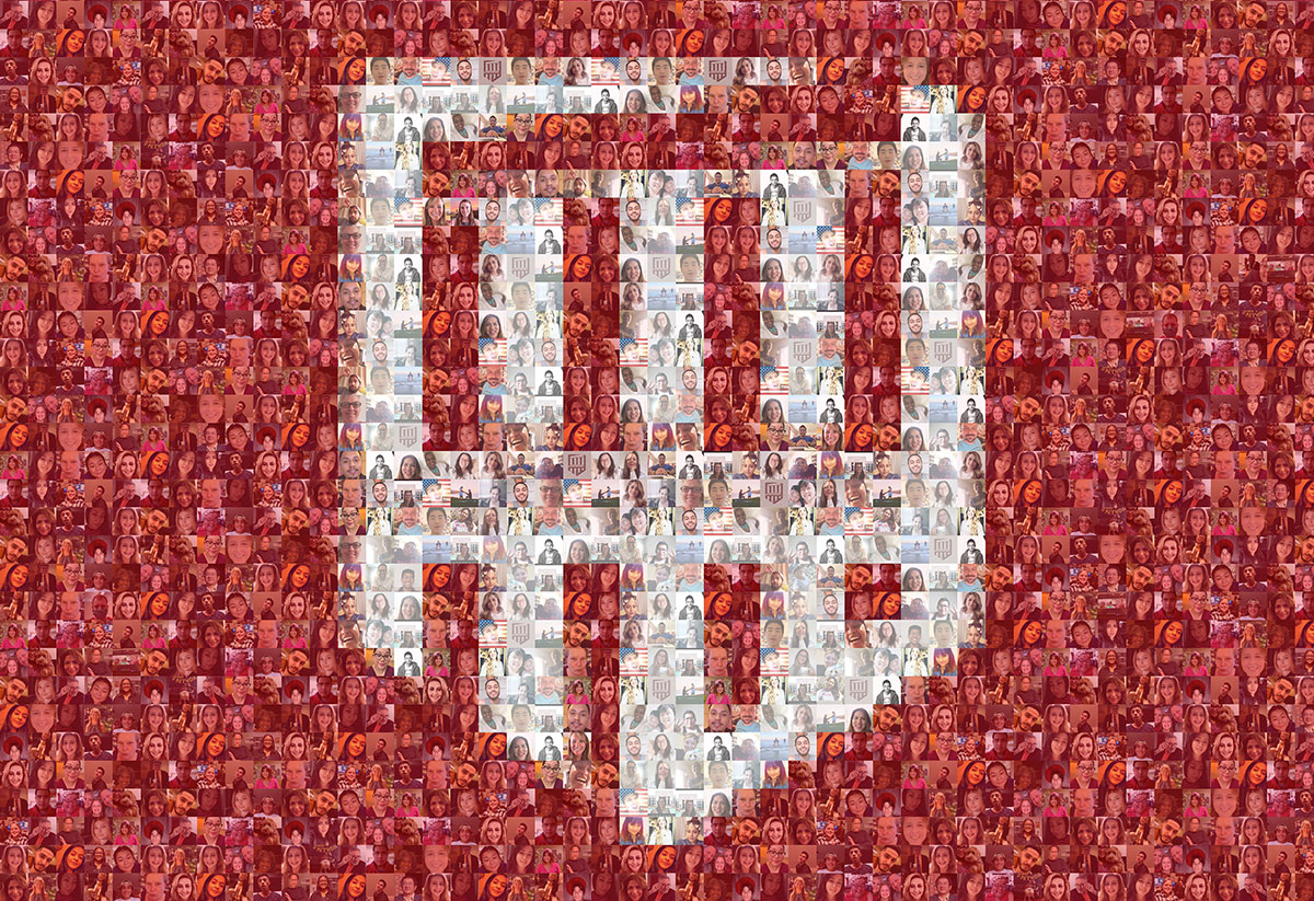Mosaic of Students from Pasadena City College