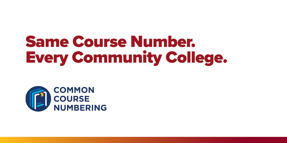 Same course number. Every Community College.